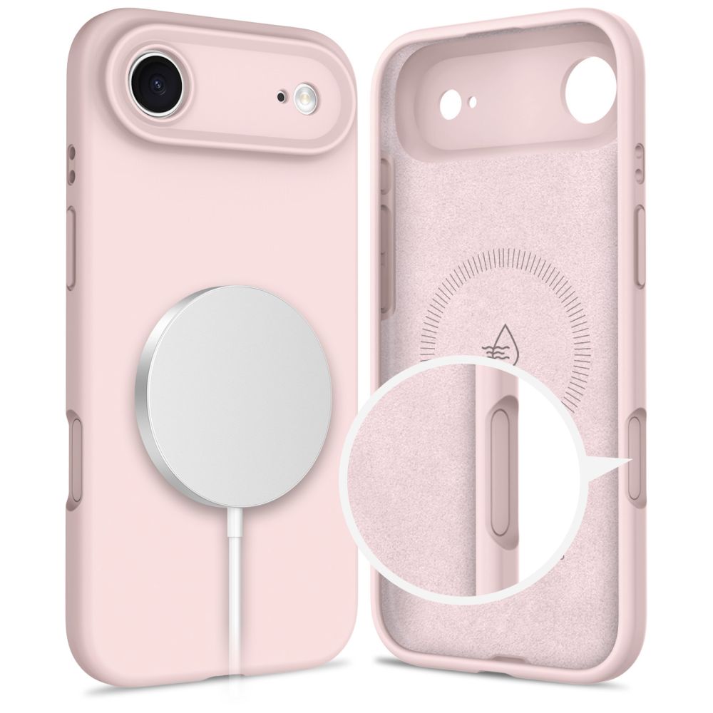 Tech-Protect Tech-Protect iPhone Air Skal MagSafe Silicone Pink Pearl