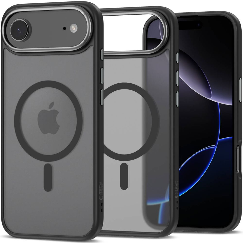 Tech-Protect Tech-Protect iPhone Air Skal MagSafe MagEdge Matt Svart/Gunmetal