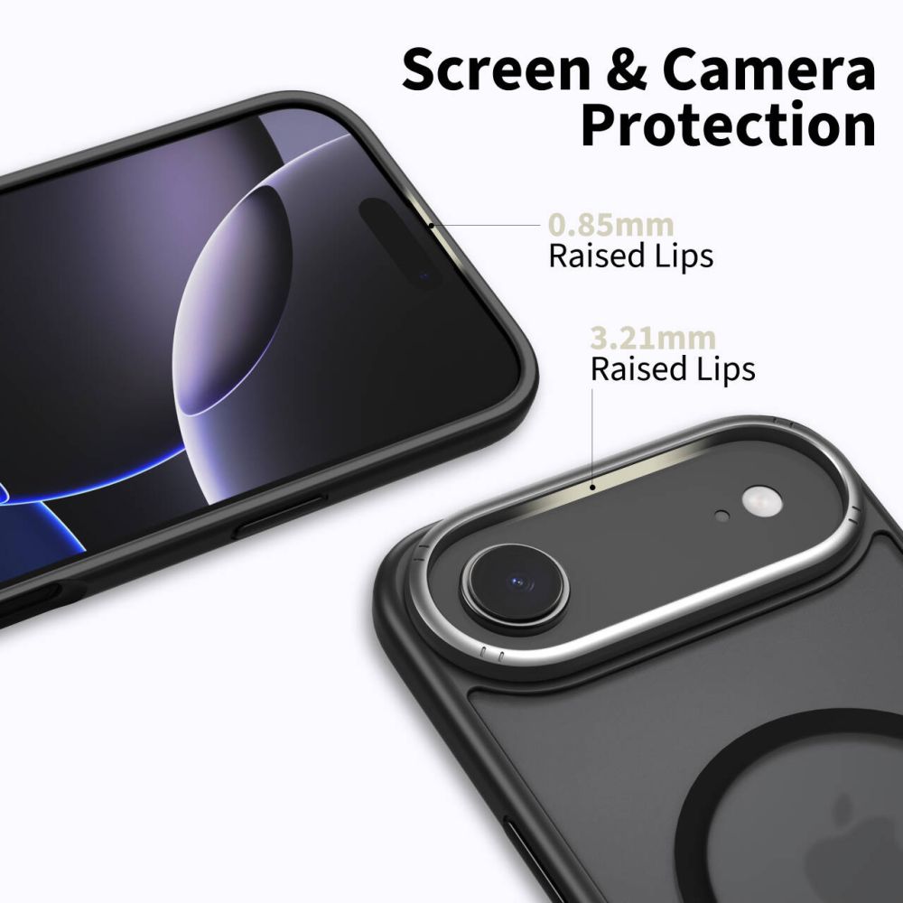 Tech-Protect Tech-Protect iPhone Air Skal MagSafe MagEdge Matt Svart/Gunmetal