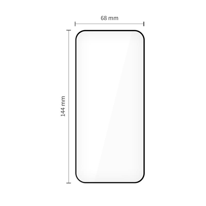 Tech-Protect Tech-Protect iPhone 14 Pro 2-PACK Skärmskydd Quick Set+ Svart