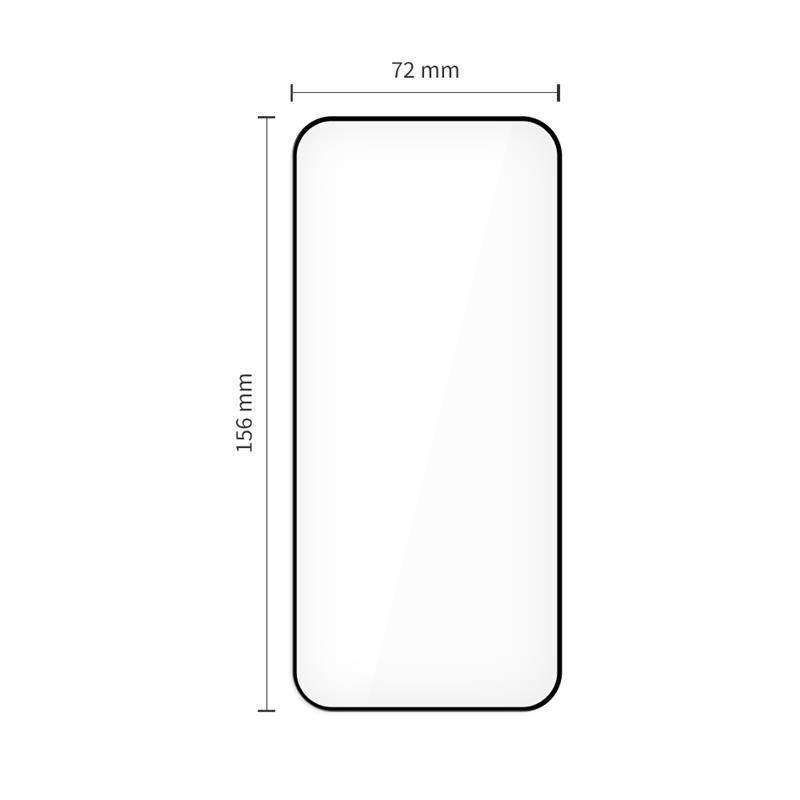 Tech-Protect Tech-Protect iPhone 15 Pro Max 2-PACK Skärmskydd Quick Set+ Svart