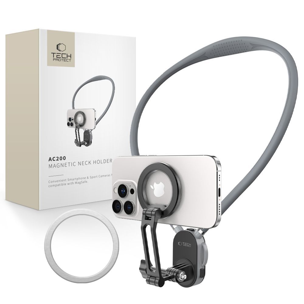 Tech-Protect Tech-Protect Magnetisk MagSafe Hållare För Mobil/GoPro/DJI Grå