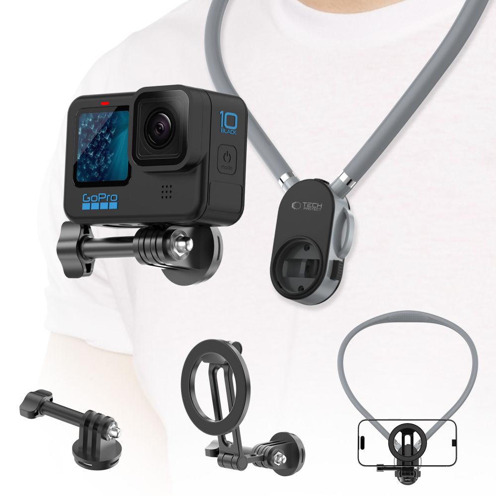 Tech-Protect Tech-Protect Magnetisk MagSafe Hållare För Mobil/GoPro/DJI Grå