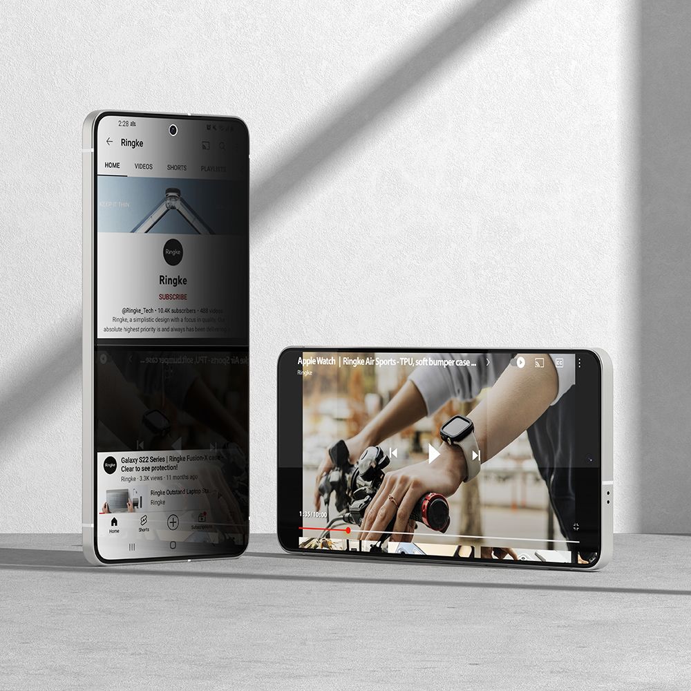 Ringke Ringke Galaxy S25 Edge 2-PACK Easy Slide Skärmskydd Privacy