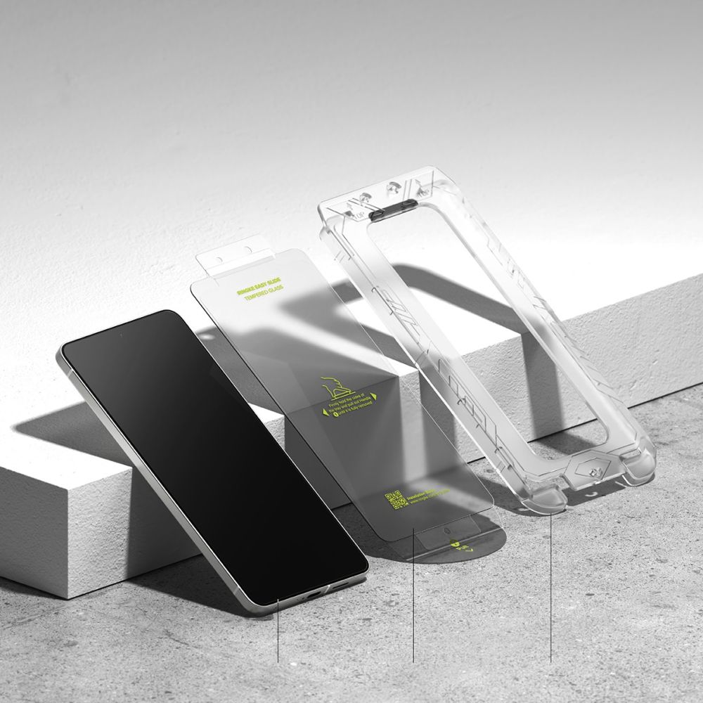 Ringke Ringke Galaxy S25 Edge 2-PACK Easy Slide Skärmskydd Härdat Glas