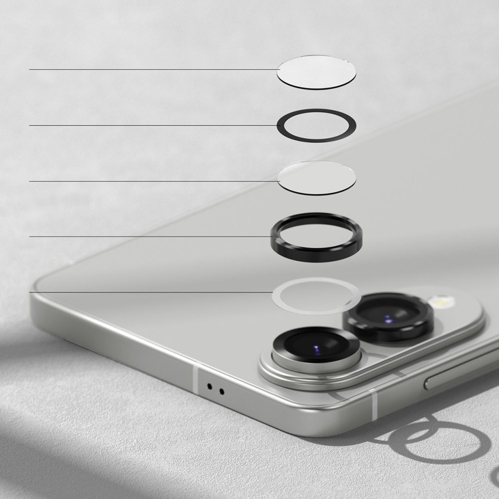 Ringke Ringke Samsung Galaxy S25 Edge Linsskydd Härdat Glas Svart