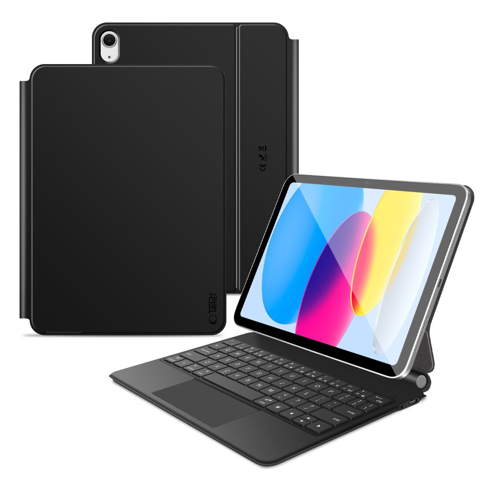 Tech-Protect Tech-Protect iPad 11 2025/10.9 2022 Fodral SC Tangentbord Svart