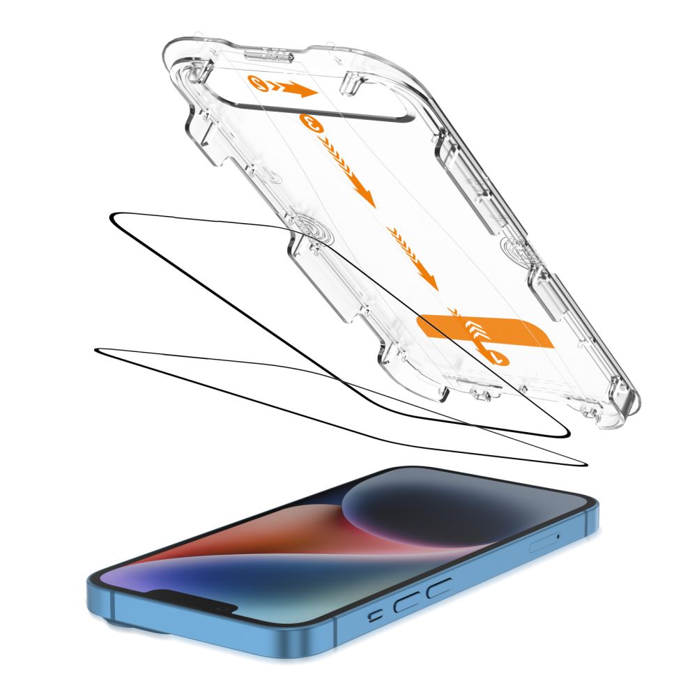 Tech-Protect T-P iPhone 17e/16e/14/13/13 Pro 2-PACK Skärmskydd QuickSet+