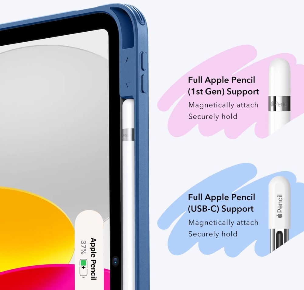 ESR ESR iPad 11 2025 / 10.9 2022 Fodral Flip Hybrid Navy Blue