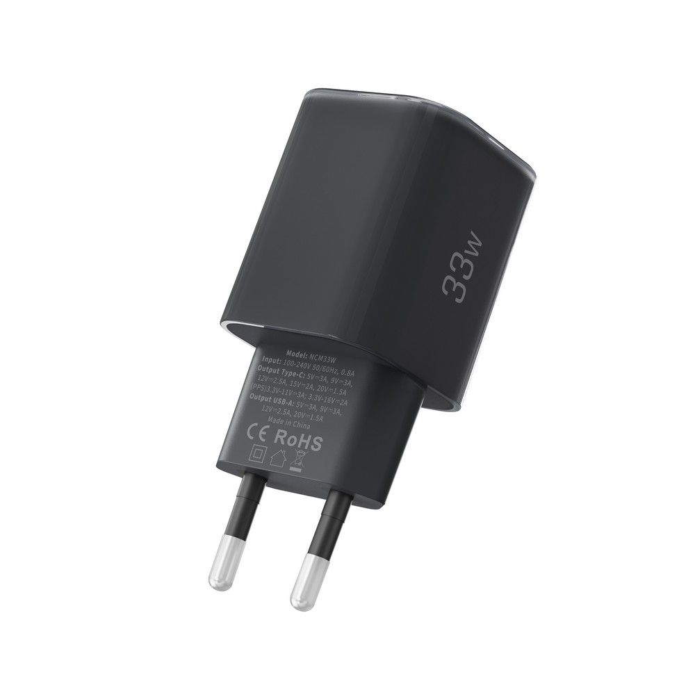 Tech-Protect Tech-Protect 33W Väggladdare PD QC USB-C / USB-A Svart