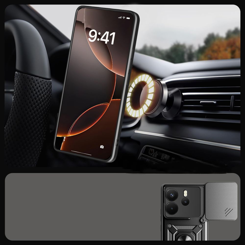 Tech-Protect Tech-Protect Xiaomi Redmi Note 14 4G Skal CamShield Pro Svart