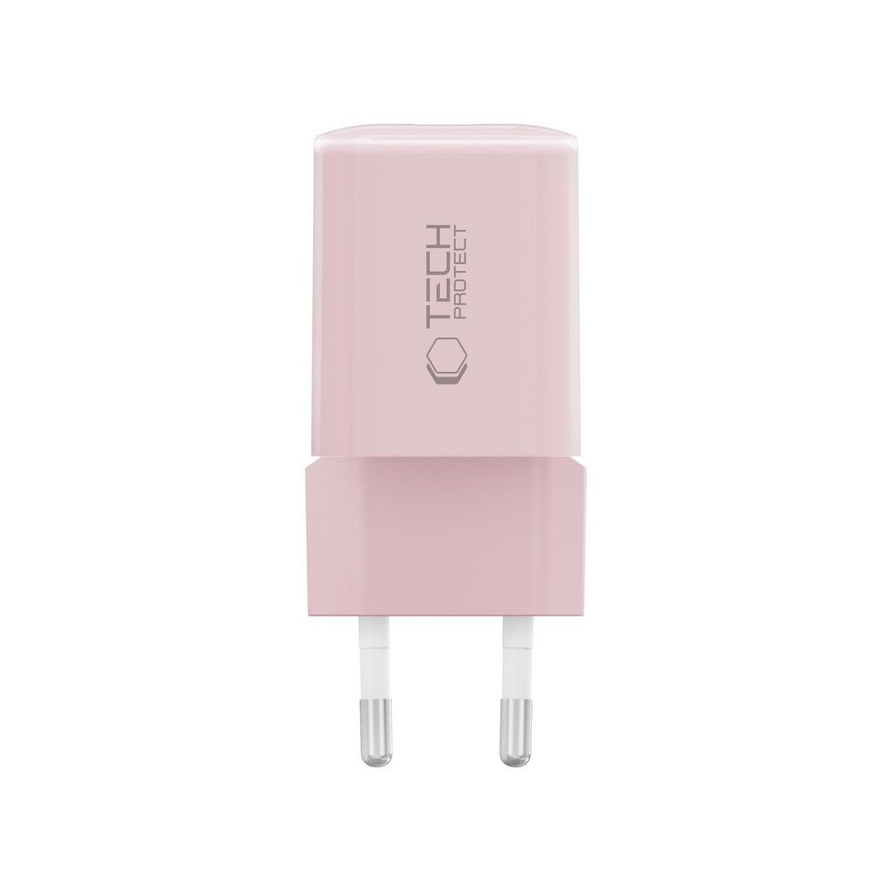 Tech-Protect Tech-Protect 33W Väggladdare PD QC USB-C / USB-A Baby Pink