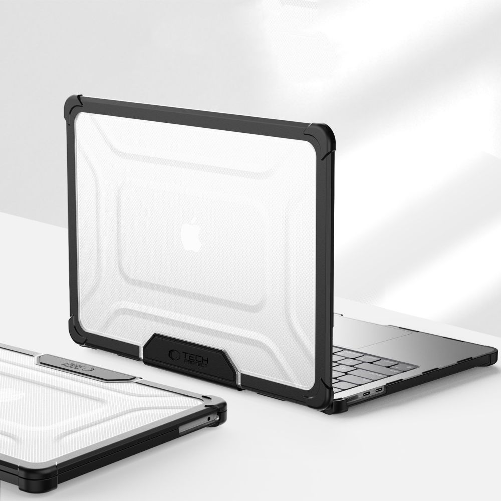 Tech-Protect Tech-Protect MacBook Air 13 2025-2023 Skal SmartShell Black/Clear