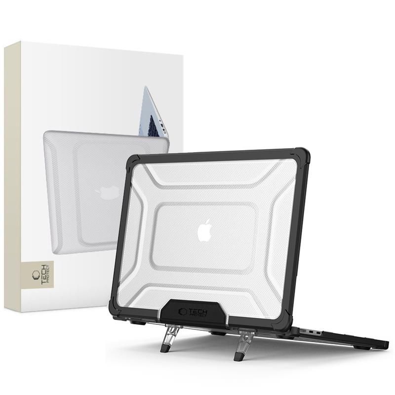 Tech-Protect Tech-Protect MacBook Air 15 2025-2023 Skal SmartShell Black/Clear