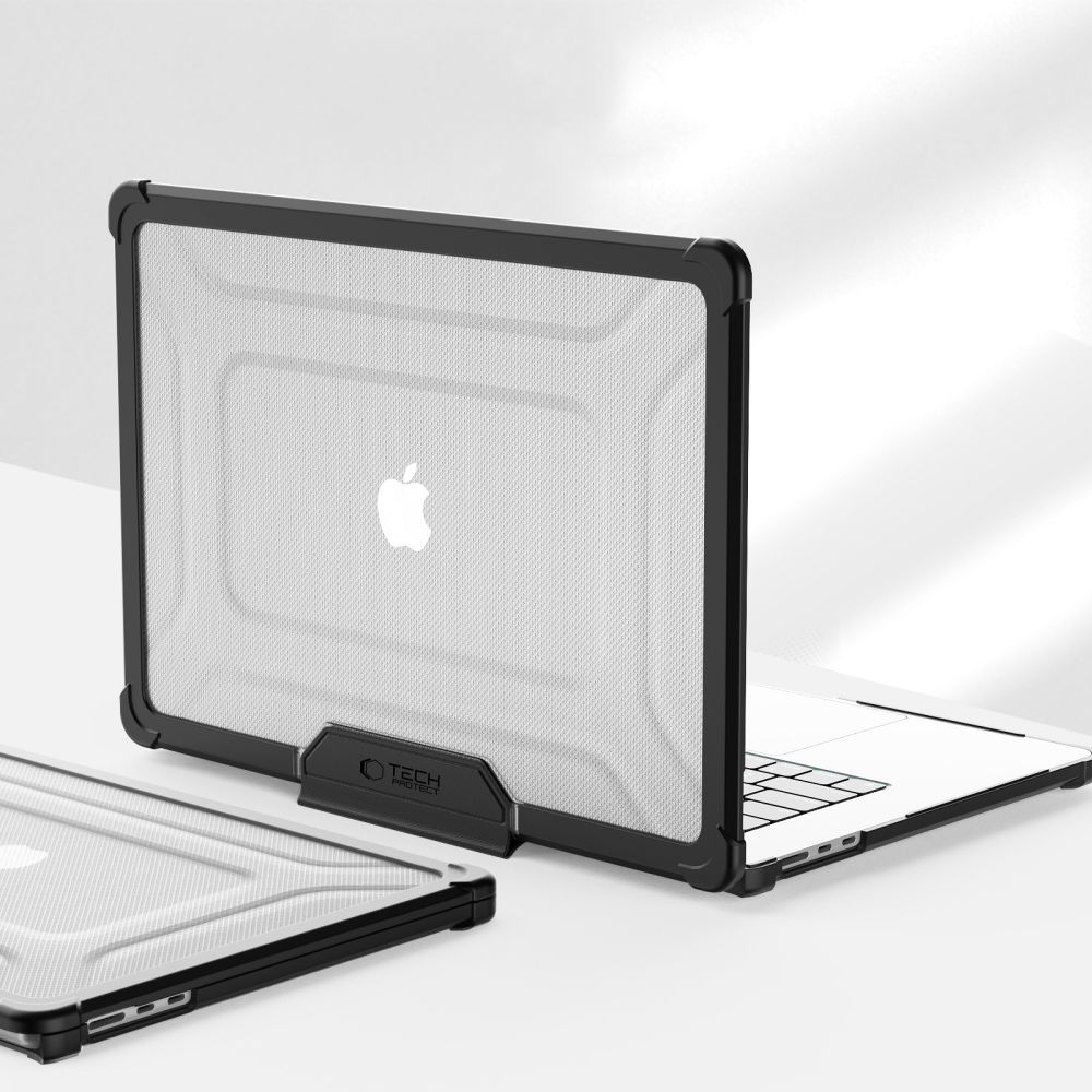 Tech-Protect Tech-Protect MacBook Air 15 2025-2023 Skal SmartShell Black/Clear