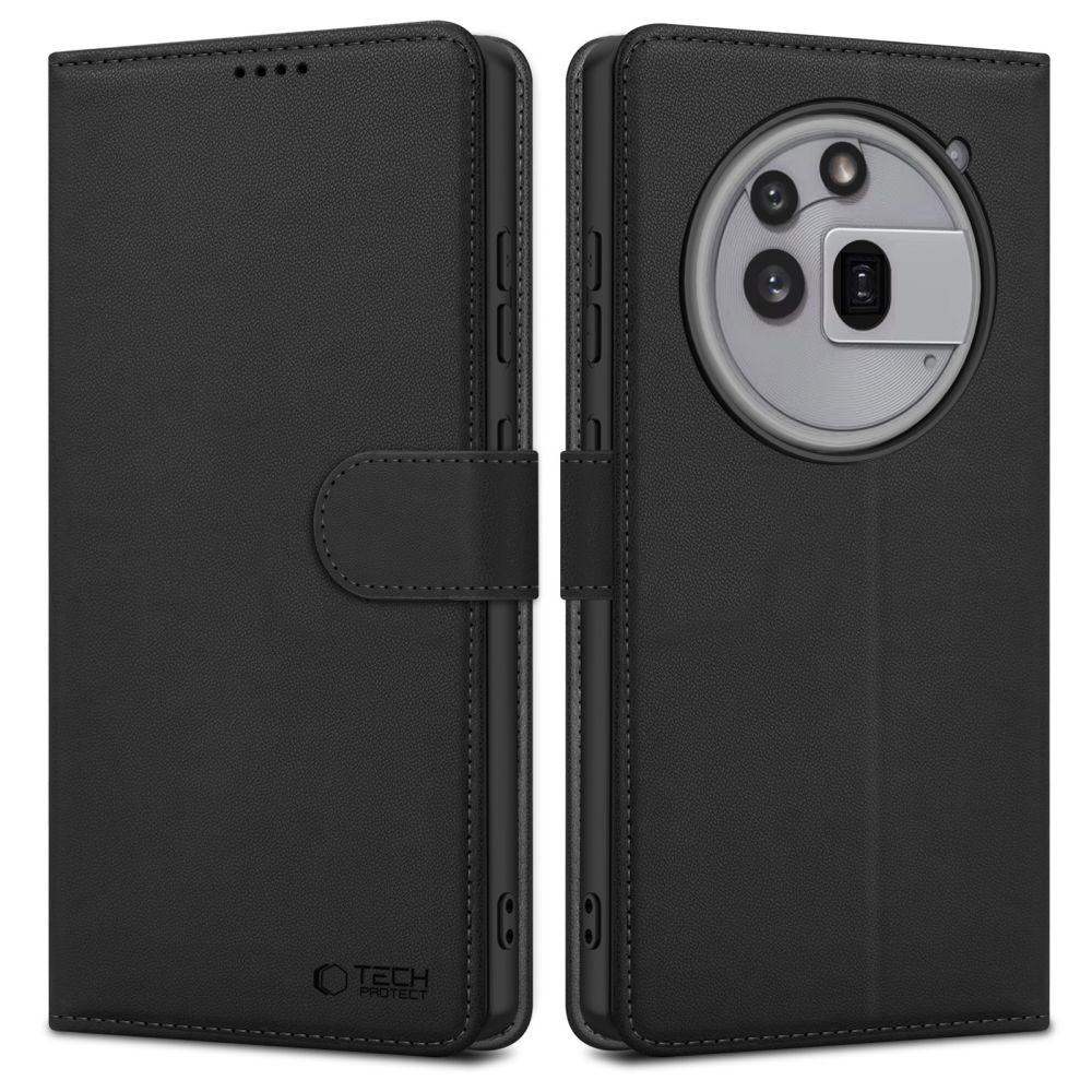 Tech-Protect Tech-Protect Nothing Phone 3a Pro Fodral Läder Svart