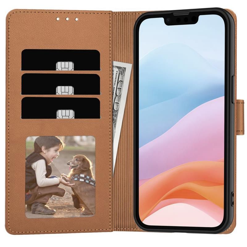 Tech-Protect Tech-Protect iPhone 17e / 16e Fodral Läder Brun