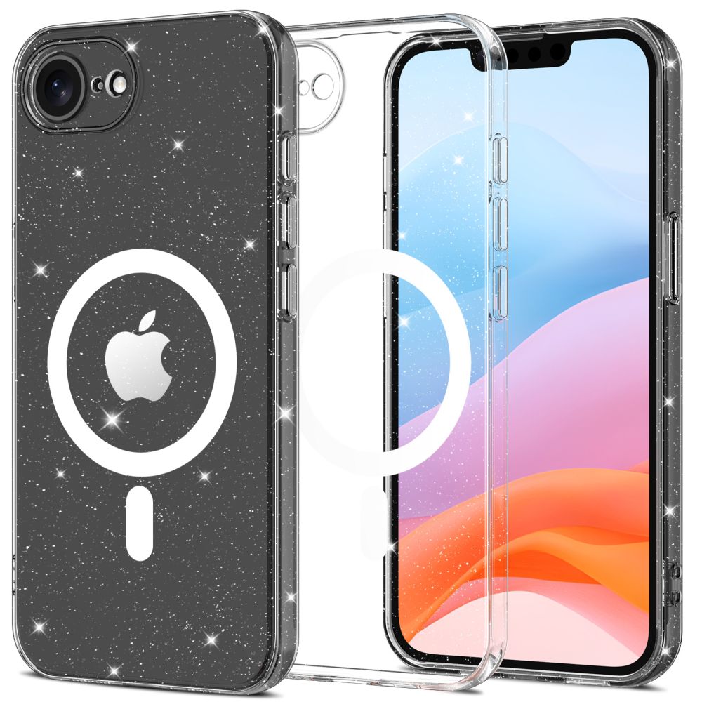 Tech-Protect Tech-Protect iPhone 17e / 16e Skal MagSafe FlexAir Glitter