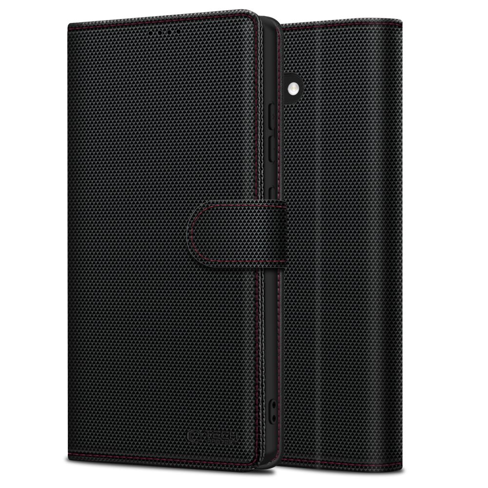 Tech-Protect Tech-Protect Galaxy A56 5G Fodral Wallet RS Svart / Röd