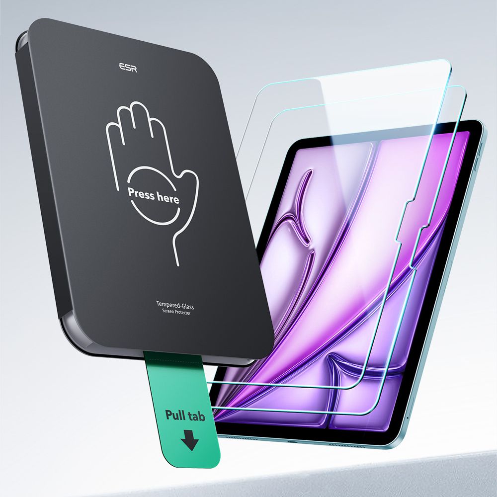 ESR ESR iPad Air 13 2026-2024 2-PACK Skärmskydd UltraFit Härdat Glas
