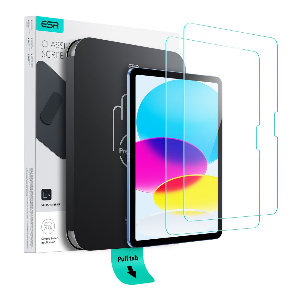 ESR ESR iPad 11 2025/10.9 2022 2-PACK Skärmskydd UltraFit Härdat Glas