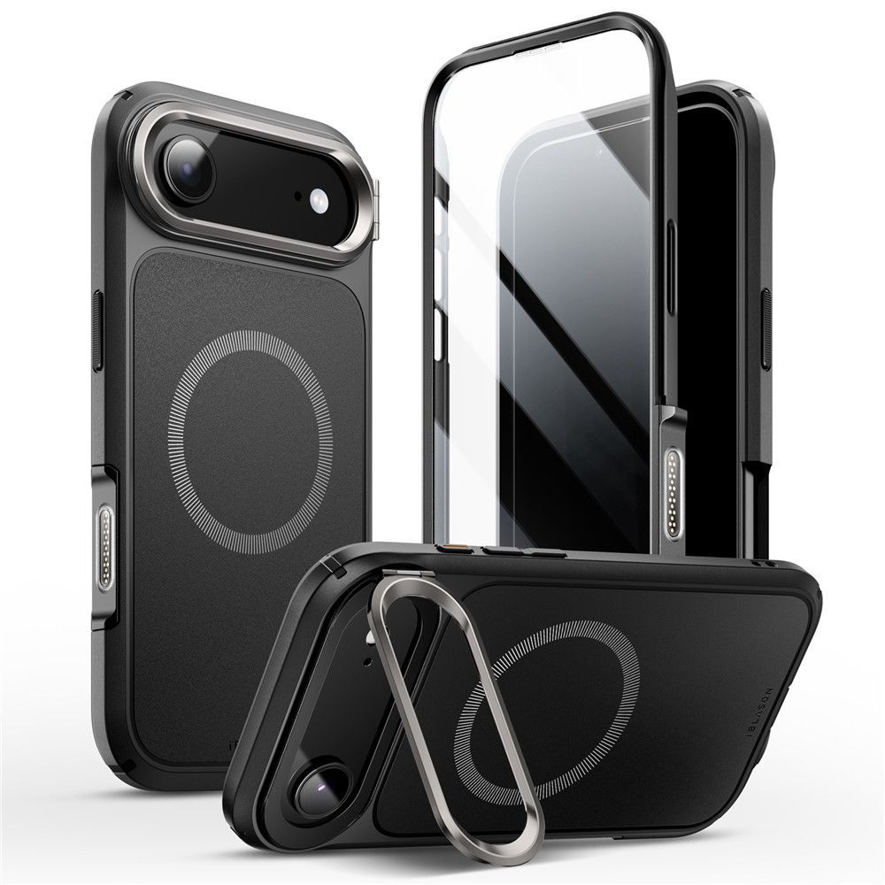 Supcase Supcase iPhone Air Skal MagSafe Iblsn Ares Flip Svart