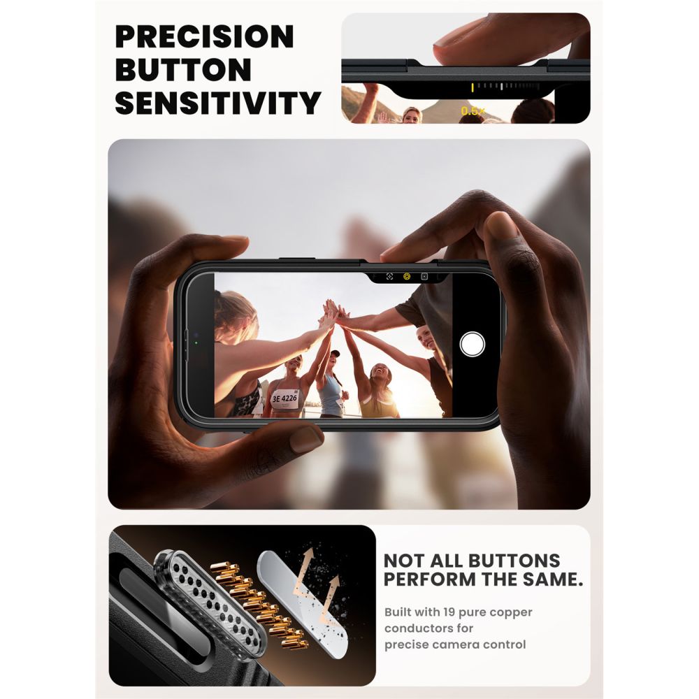Supcase Supcase iPhone Air Skal MagSafe Iblsn Ares Flip Svart