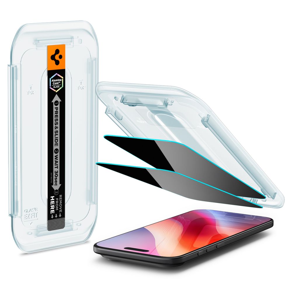 Spigen Spigen iPhone Air 2-PACK Skärmskydd GLAS.tR 