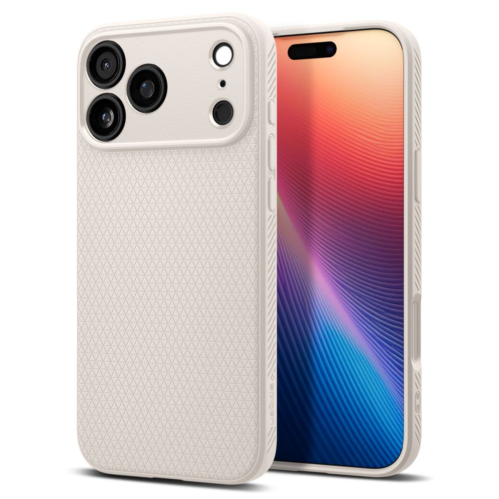 Spigen Spigen iPhone 17 Pro Max Skal Liquid Air Natural Titanium