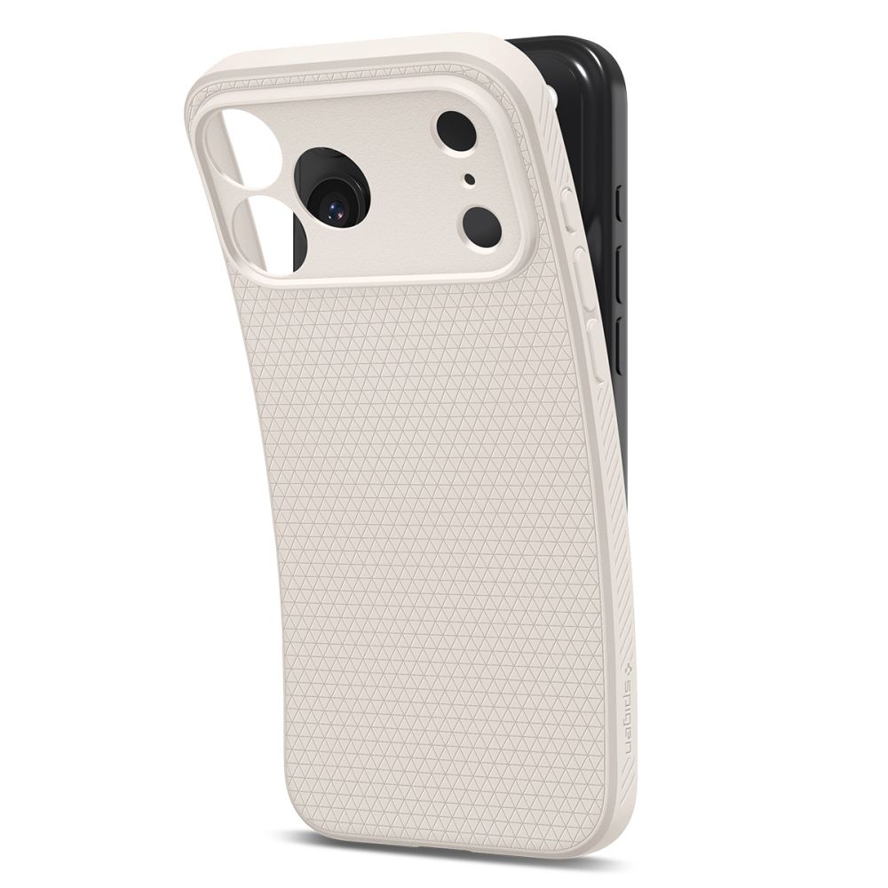 Spigen Spigen iPhone 17 Pro Max Skal Liquid Air Natural Titanium