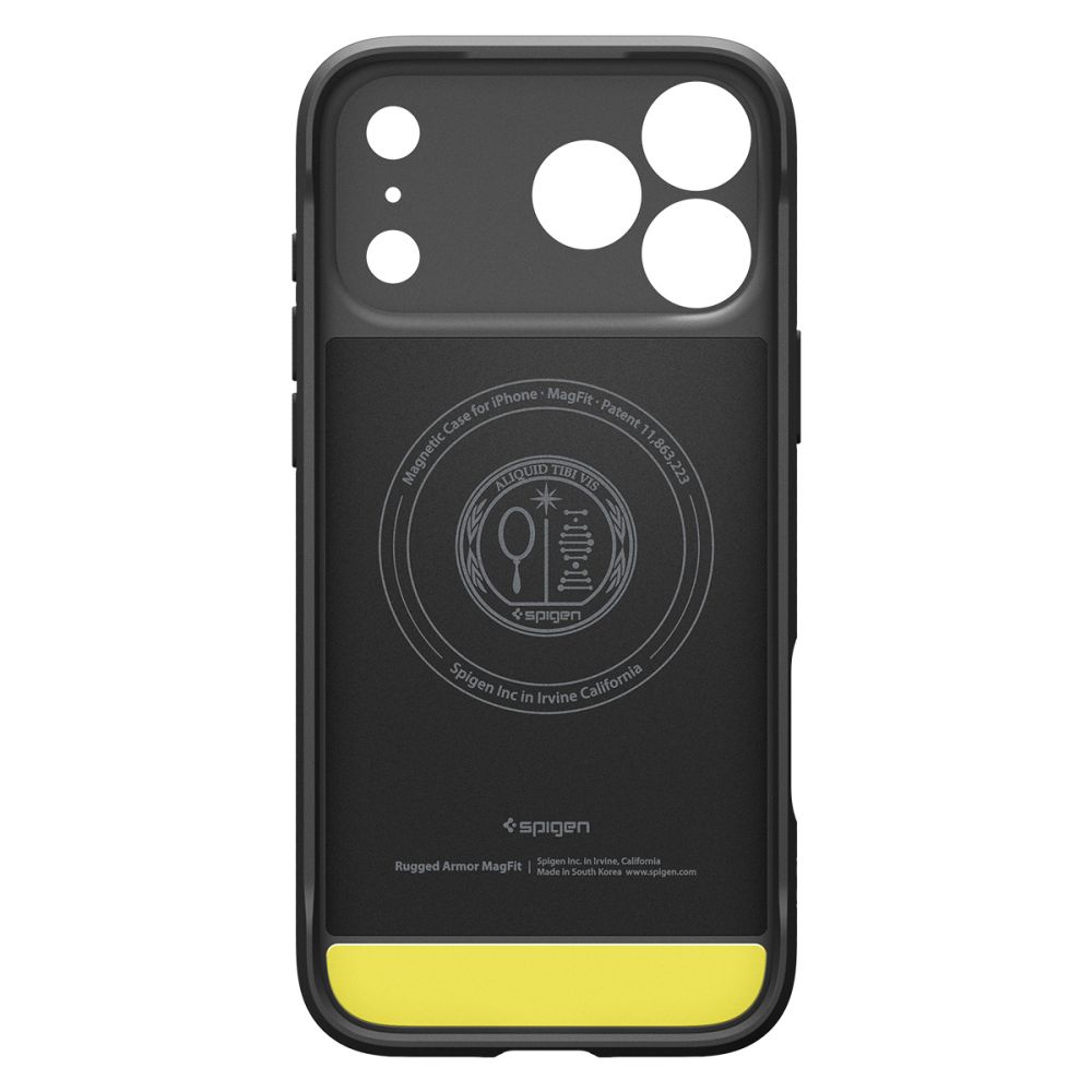 Spigen Spigen iPhone 17 Pro Skal MagSafe Rugged Armor Matt Svart