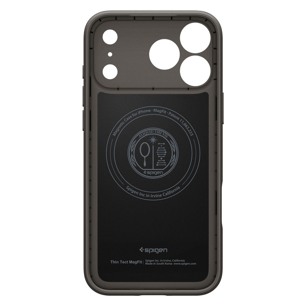 Spigen Spigen iPhone 17 Pro Skal MagSafe Thin Fit Gunmetal