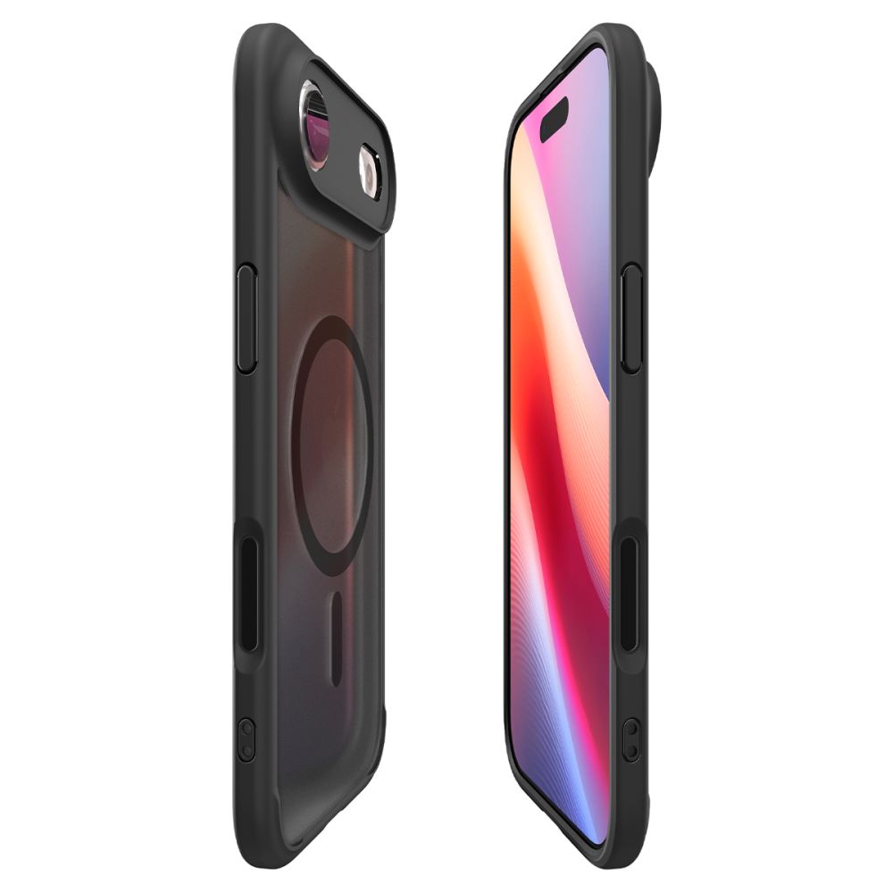 Spigen Spigen iPhone Air Skal MagSafe Ultra Hybrid Frostad Svart