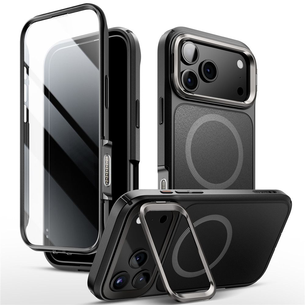 Supcase Supcase iPhone 17 Pro Skal MagSafe Iblsn Ares Flip Svart