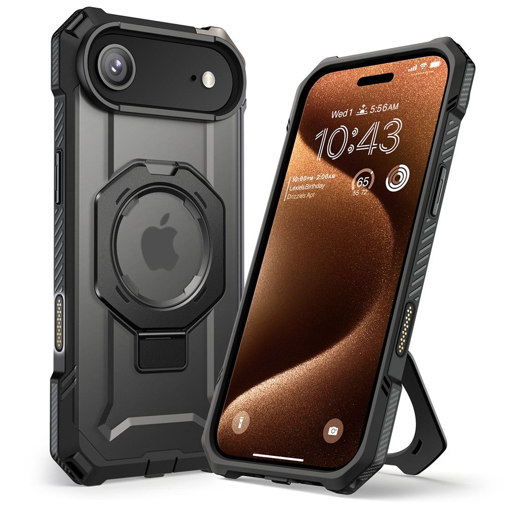 Supcase Supcase iPhone Air Skal MagSafe Unicorn Beetle Grip Svart