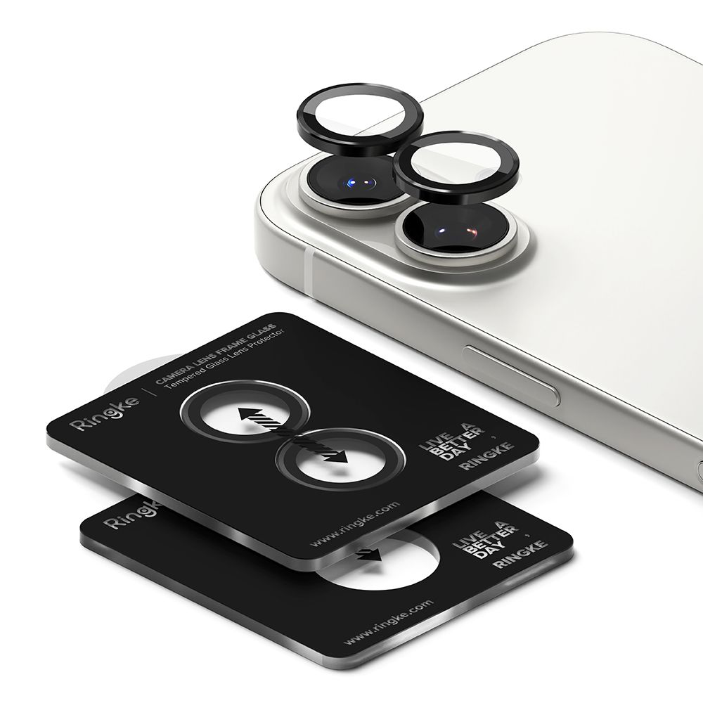 Ringke Ringke iPhone 17 2-PACK Linsskydd Svart