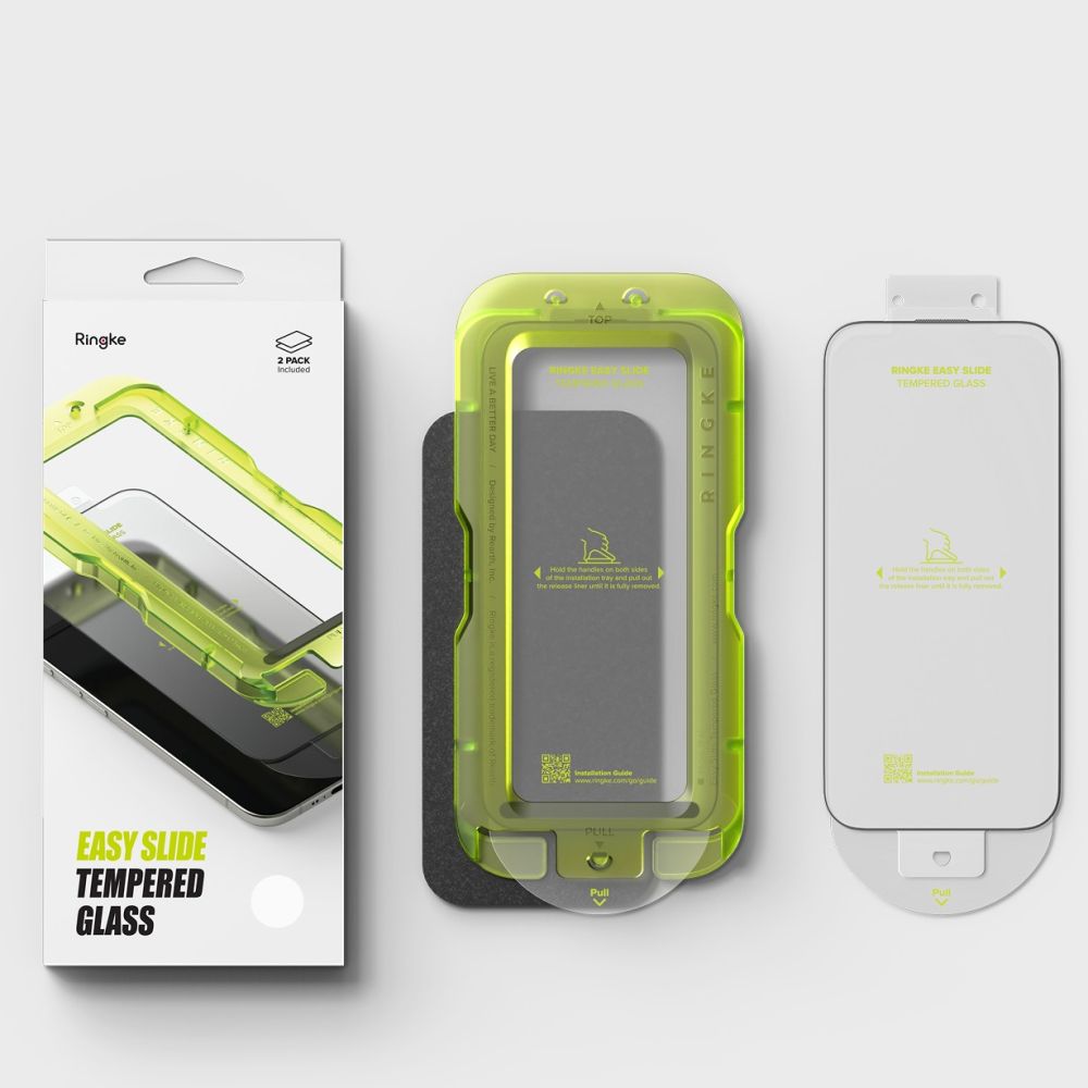 Ringke Ringke iPhone Air 2-PACK Easy Slide Skärmskydd Härdat Glas