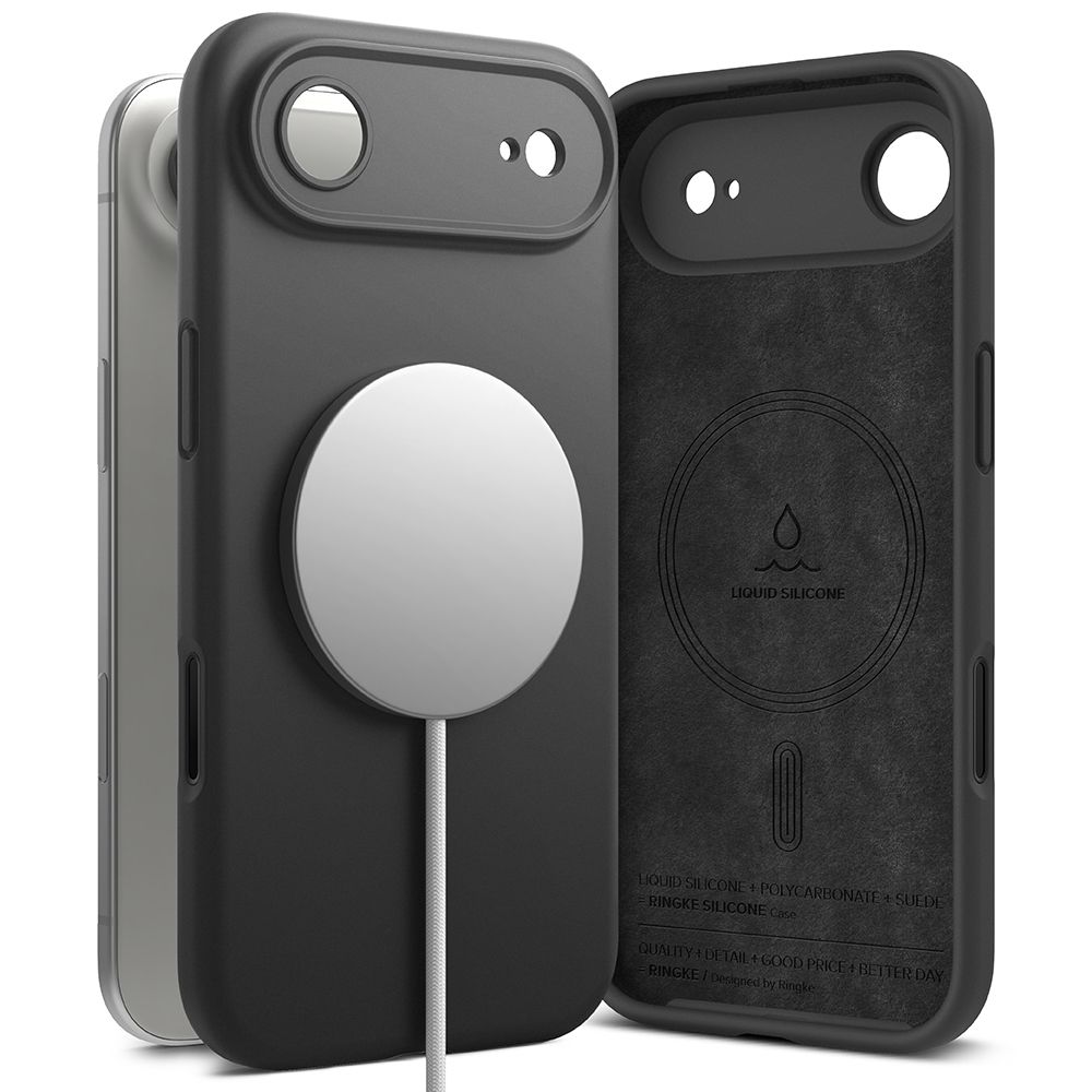 Ringke Ringke iPhone Air Skal MagSafe Silikon Svart