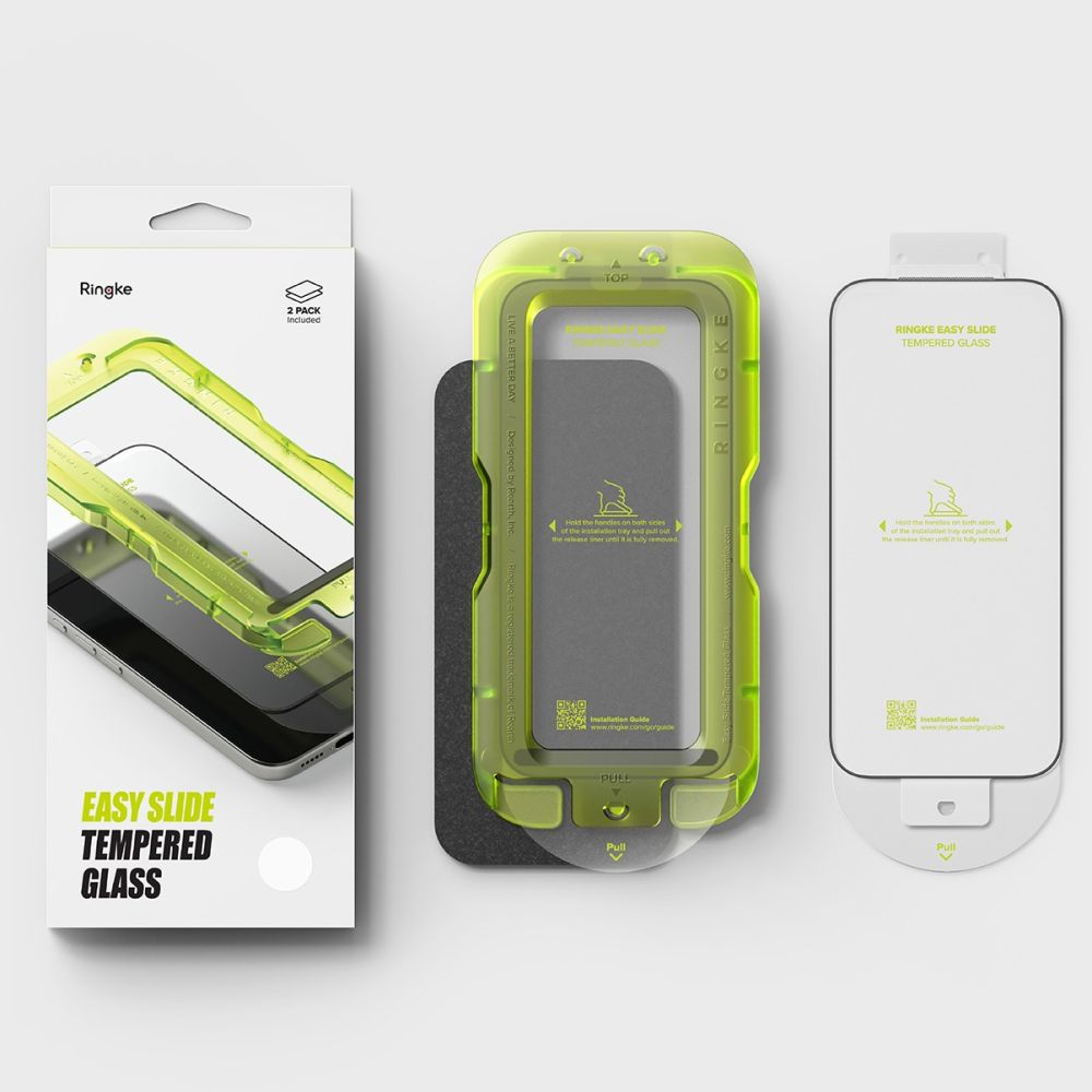 Ringke Ringke iPhone 17 Pro 2-PACK Easy Slide Skärmskydd Härdat Glas