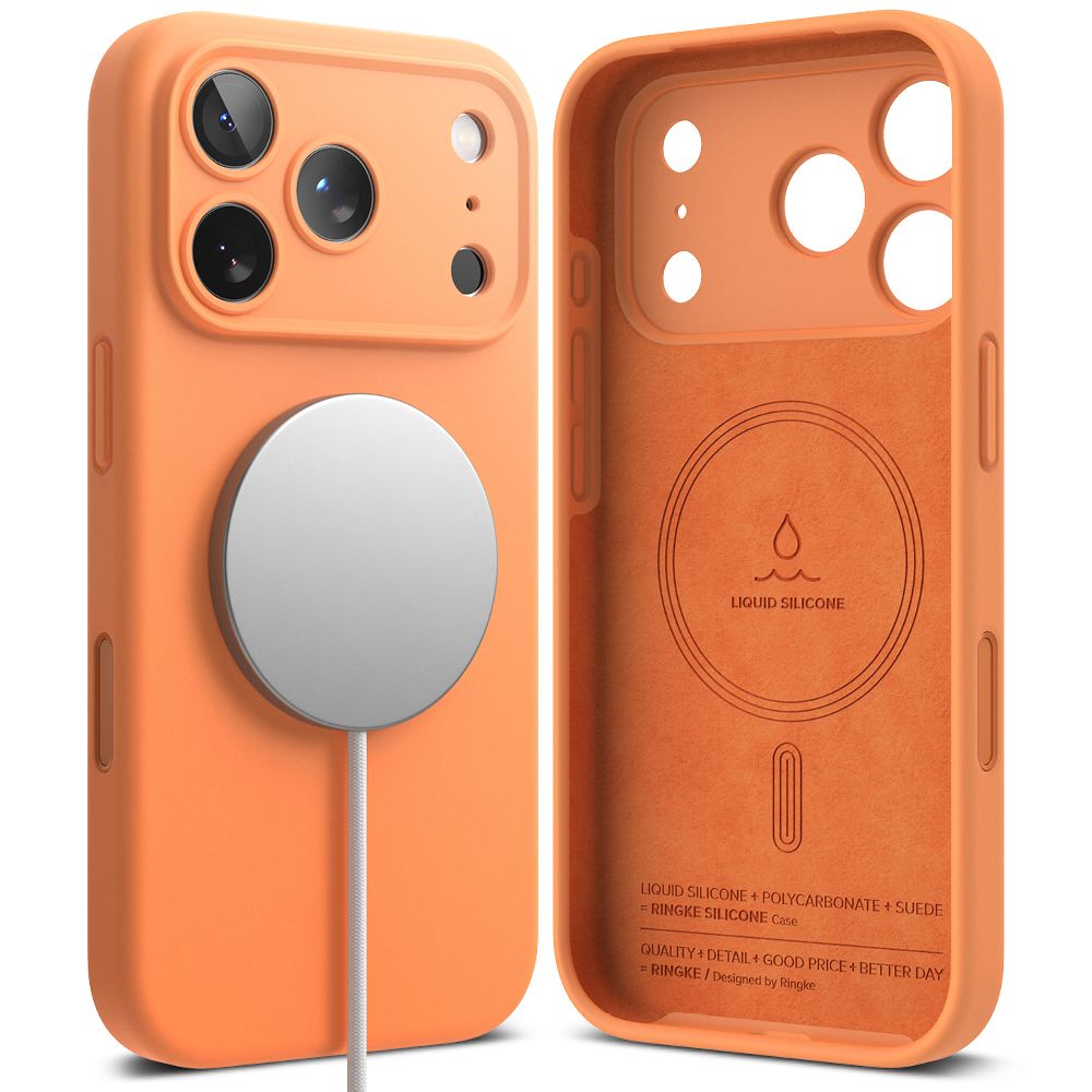 Ringke Ringke iPhone 17 Pro Skal MagSafe Silikon Tangerine