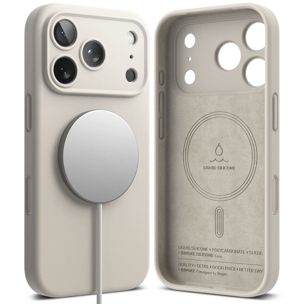Ringke Ringke iPhone 17 Pro Skal MagSafe Silikon Stone