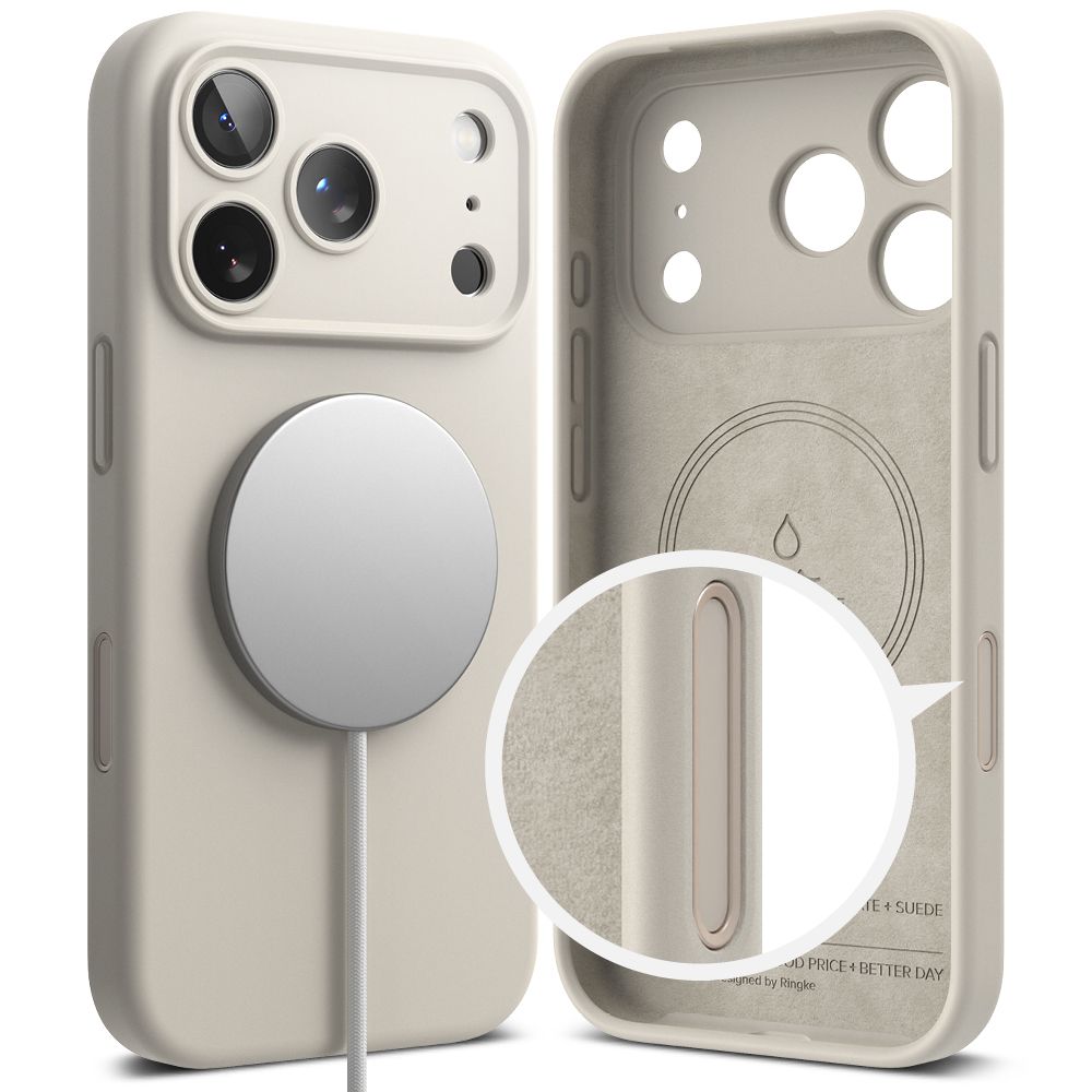 Ringke Ringke iPhone 17 Pro Skal MagSafe Silikon Stone