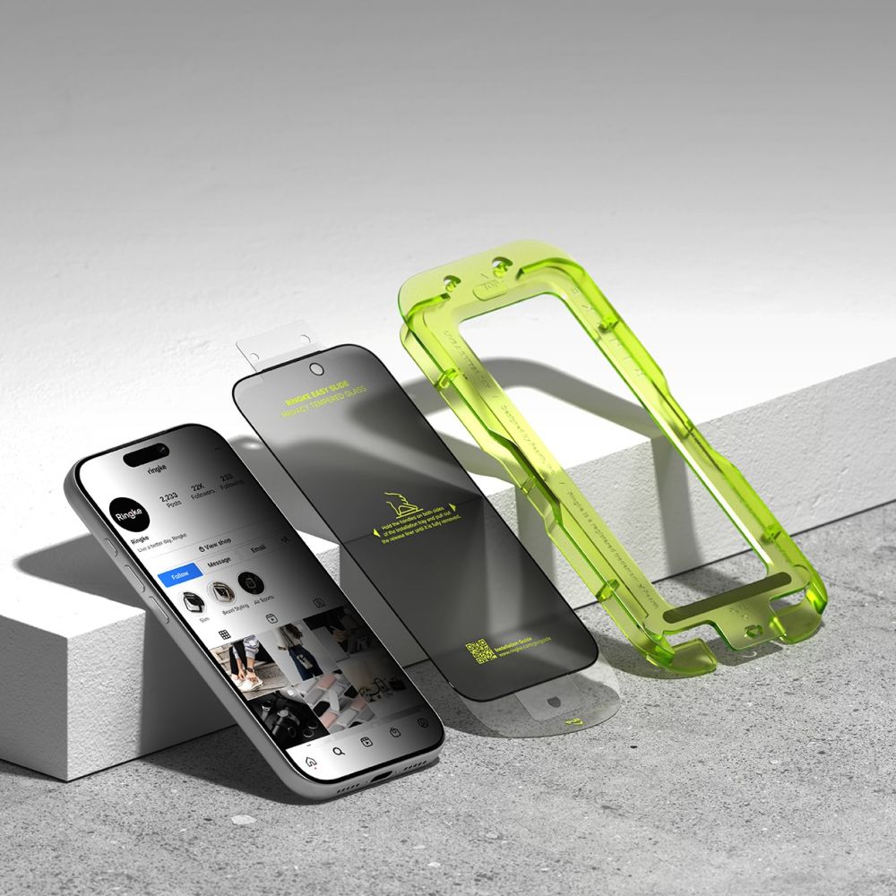 Ringke Ringke iPhone 17 Pro Max 2-PACK Easy Slide Skärmskydd Härdat Glas