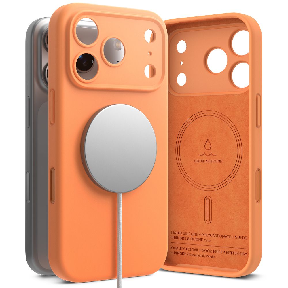 Ringke Ringke iPhone 17 Pro Max Skal MagSafe Silikon Tangerine