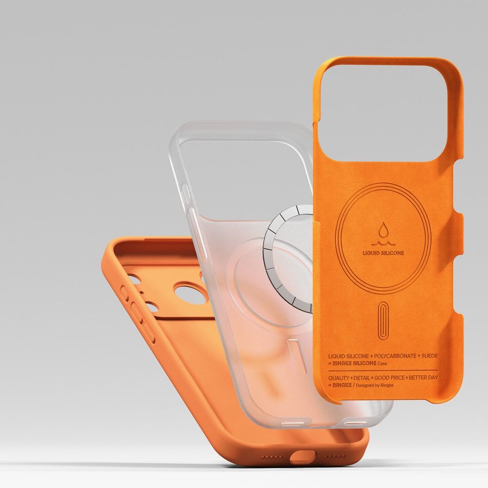 Ringke Ringke iPhone 17 Pro Max Skal MagSafe Silikon Tangerine