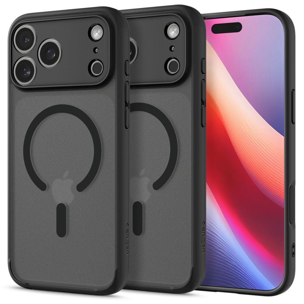 Spigen Spigen iPhone 17 Pro Skal MagSafe Ultra Hybrid Frostad Svart