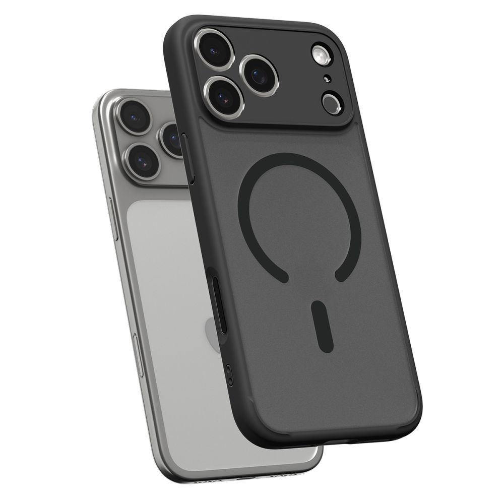 Spigen Spigen iPhone 17 Pro Skal MagSafe Ultra Hybrid Frostad Svart