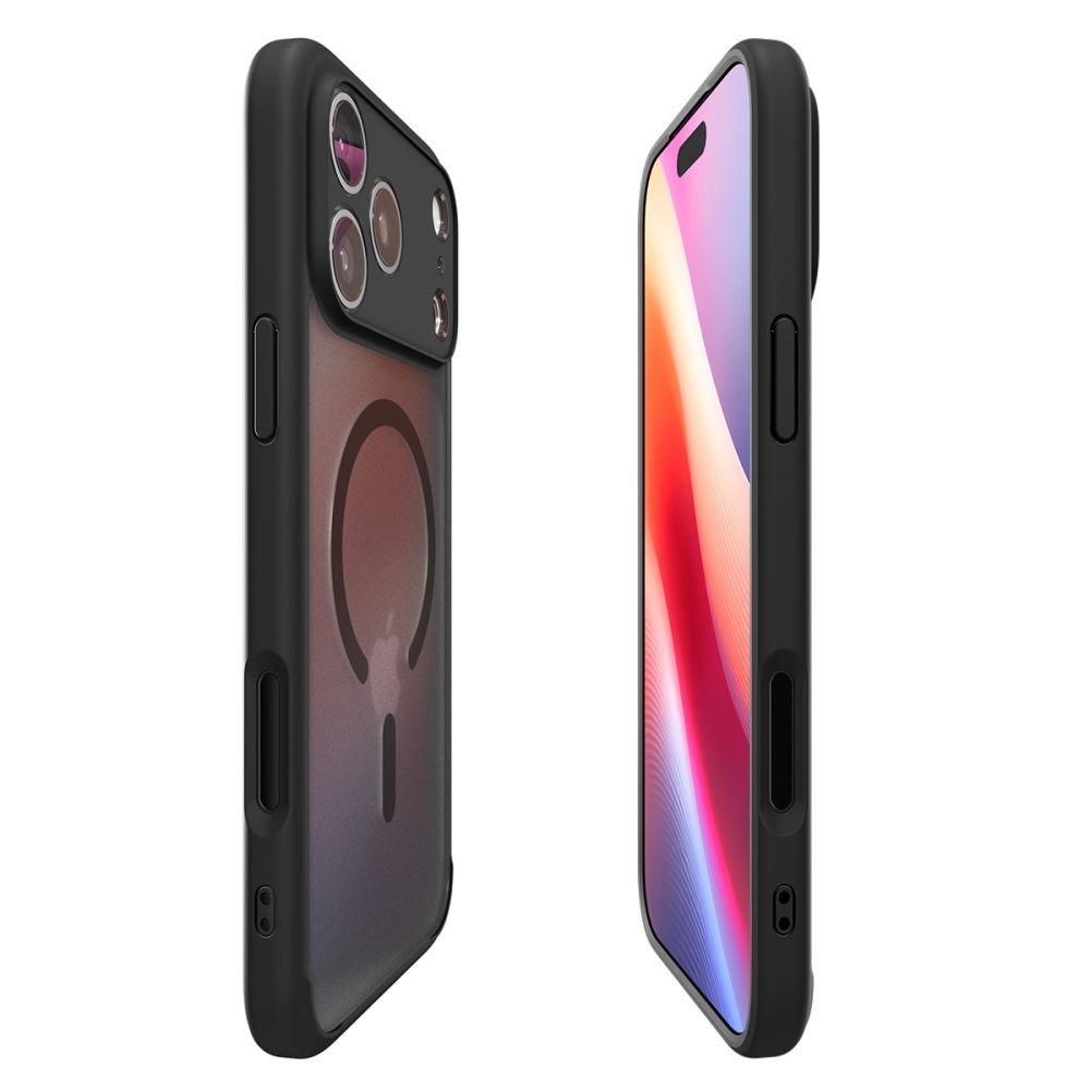Spigen Spigen iPhone 17 Pro Skal MagSafe Ultra Hybrid Frostad Svart