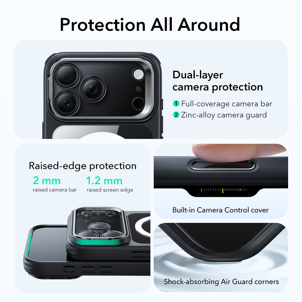 ESR ESR iPhone 17 Pro Max Skal MagSafe Classic Kickstand