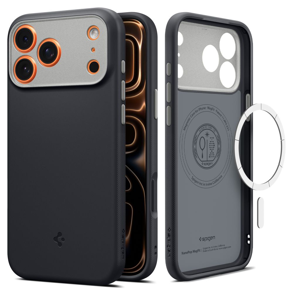 Spigen Spigen iPhone 17 Pro Max Skal MagSafe Nano Pop Black Sesame